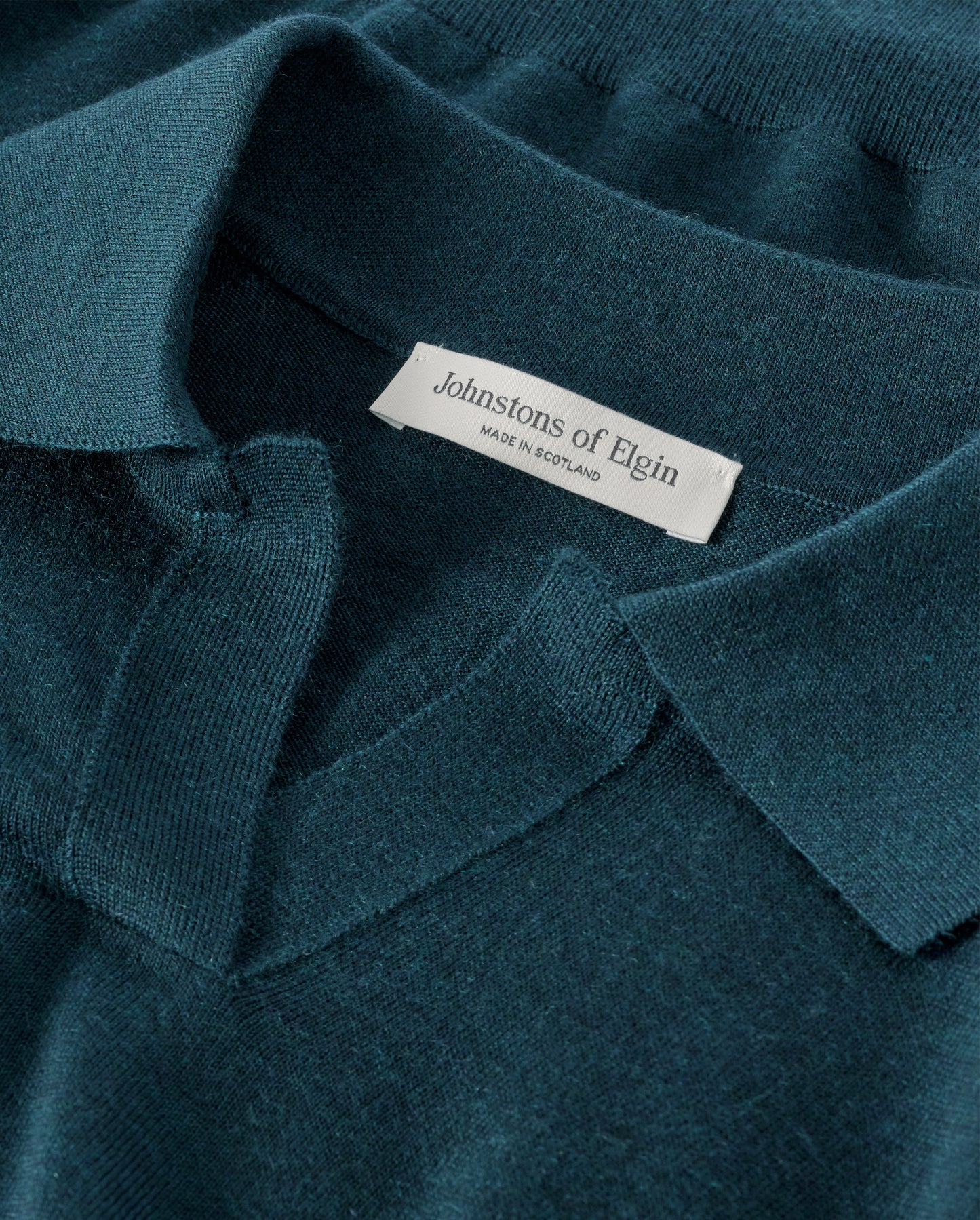 JOHNSTONS OF ELGIN WOMENS COIRA SHORT SLEEVE SHIRT GREEN & BLACK 100% SUPERFINE CASHMERE  KAI05714Q25997