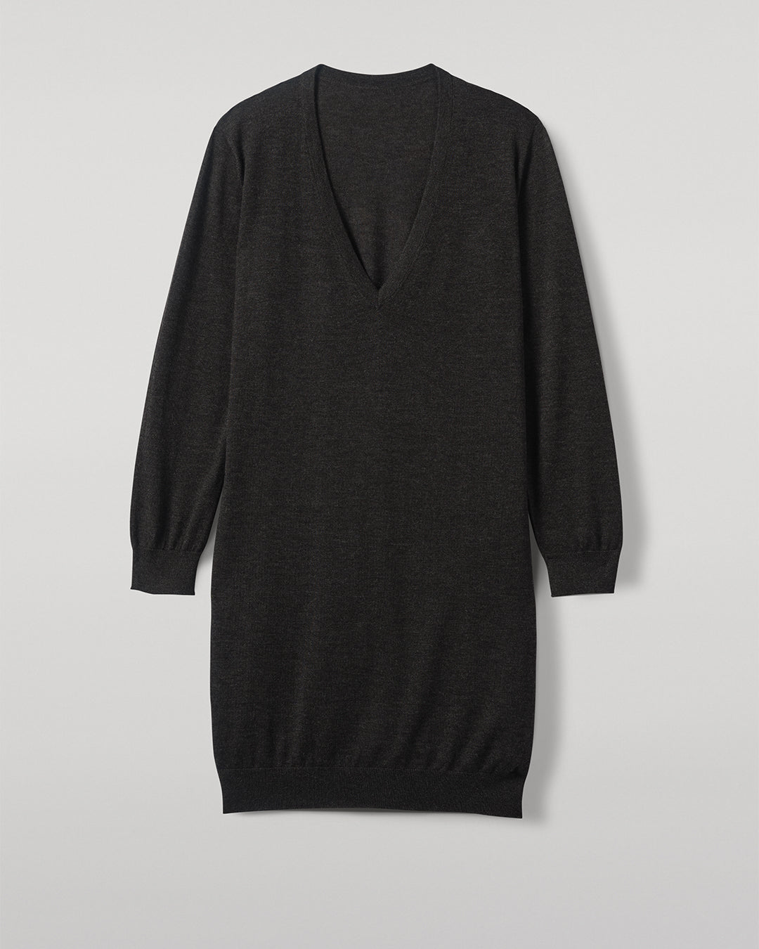 JOHNSTONS OF ELGIN WOMENS ELISE VEE SWEATER GREY 100% SUPERFINE CASHMERE  KAI05715HA7218