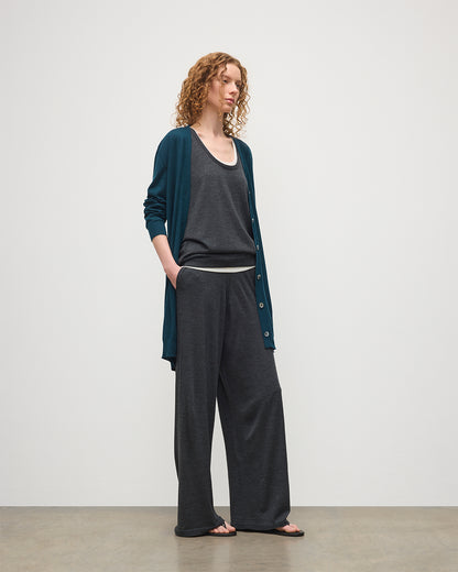 JOHNSTONS OF ELGIN WOMENS ELISE VEE CARDIGAN GREEN 100% SUPERFINE CASHMERE KAI05716SC7344