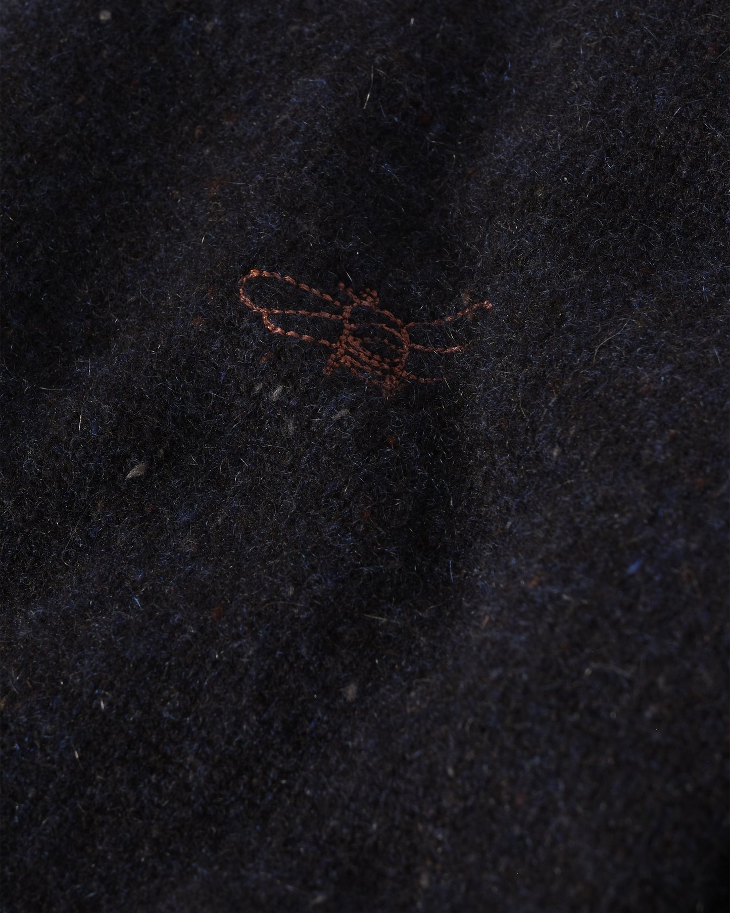 WOMENS CAIRN CREW SWEATER BLUE 100% DONEGAL CASHMERE KAI05719HD7348