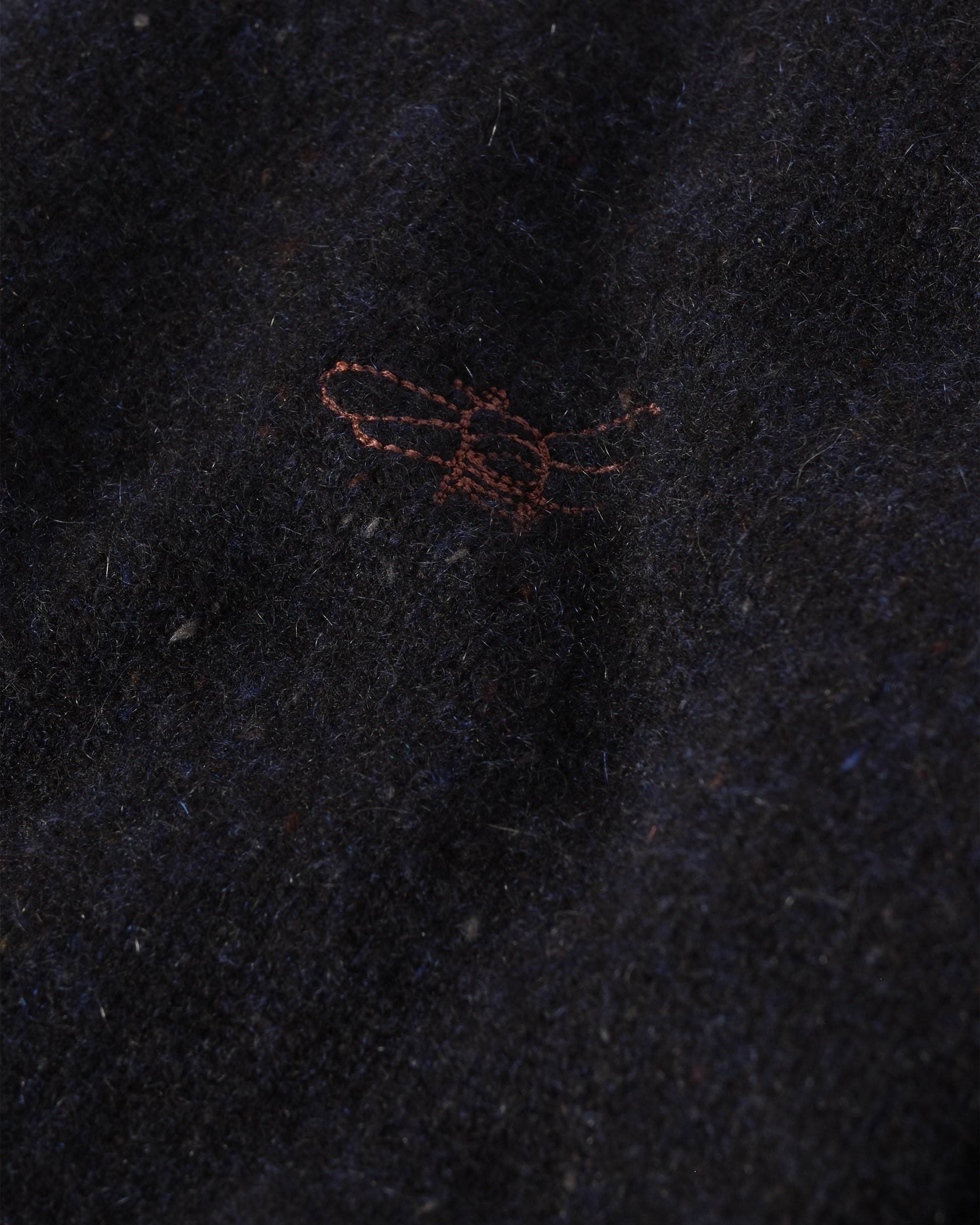 WOMENS CAIRN CREW SWEATER BLUE 100% DONEGAL CASHMERE KAI05719HD7348