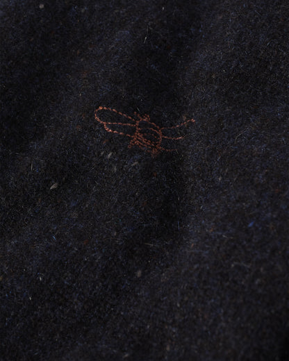 WOMENS CAIRN CREW SWEATER BLUE 100% DONEGAL CASHMERE KAI05719HD7348