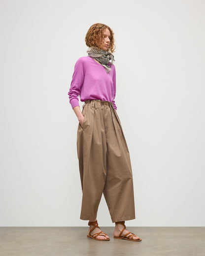 JOHNSTONS OF ELGIN WOMENS ELLA SCOOP SWEATER PINK 100% SUPERFINE CASHMERE KAI05723SE5321