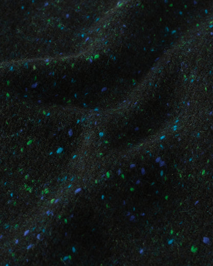 JOHNSTONS OF ELGIN MENS TIREE CREW SWEATER GREEN 100% DONEGAL CASHMERE KAI05755HC7149