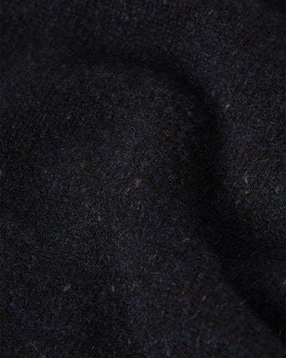 JOHNSTONS OF ELGIN  MENS TIREE CREW SWEATER BLUE 100% DONEGAL CASHMERE KAI05755HD7348