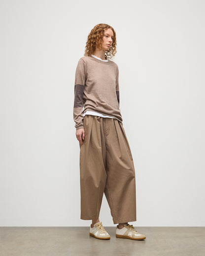 JOHNSTONS OF ELGIN WOMENS EUNA T-SHIRT BROWN 100% SUPERFINE CASHMERE KAI05761Q25961