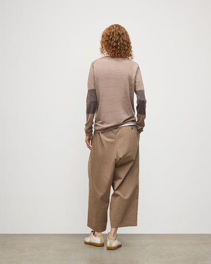 JOHNSTONS OF ELGIN WOMENS EUNA T-SHIRT BROWN 100% SUPERFINE CASHMERE KAI05761Q25961