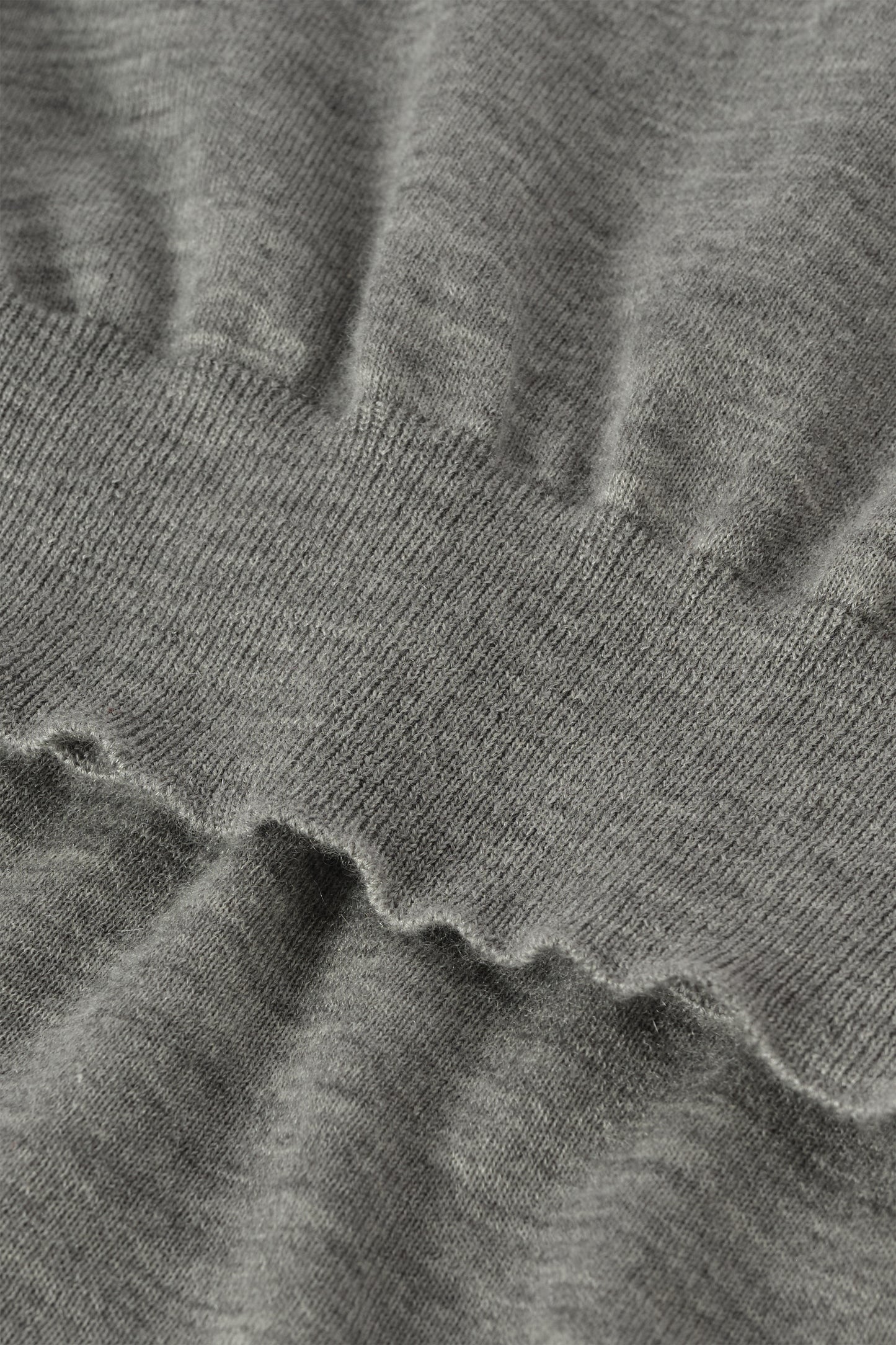 JOHNSTONS OF ELGIN WOMENS FINOLA SWEATER GREY 100% SUPERFINE CASHMERE KAI05789HA4253