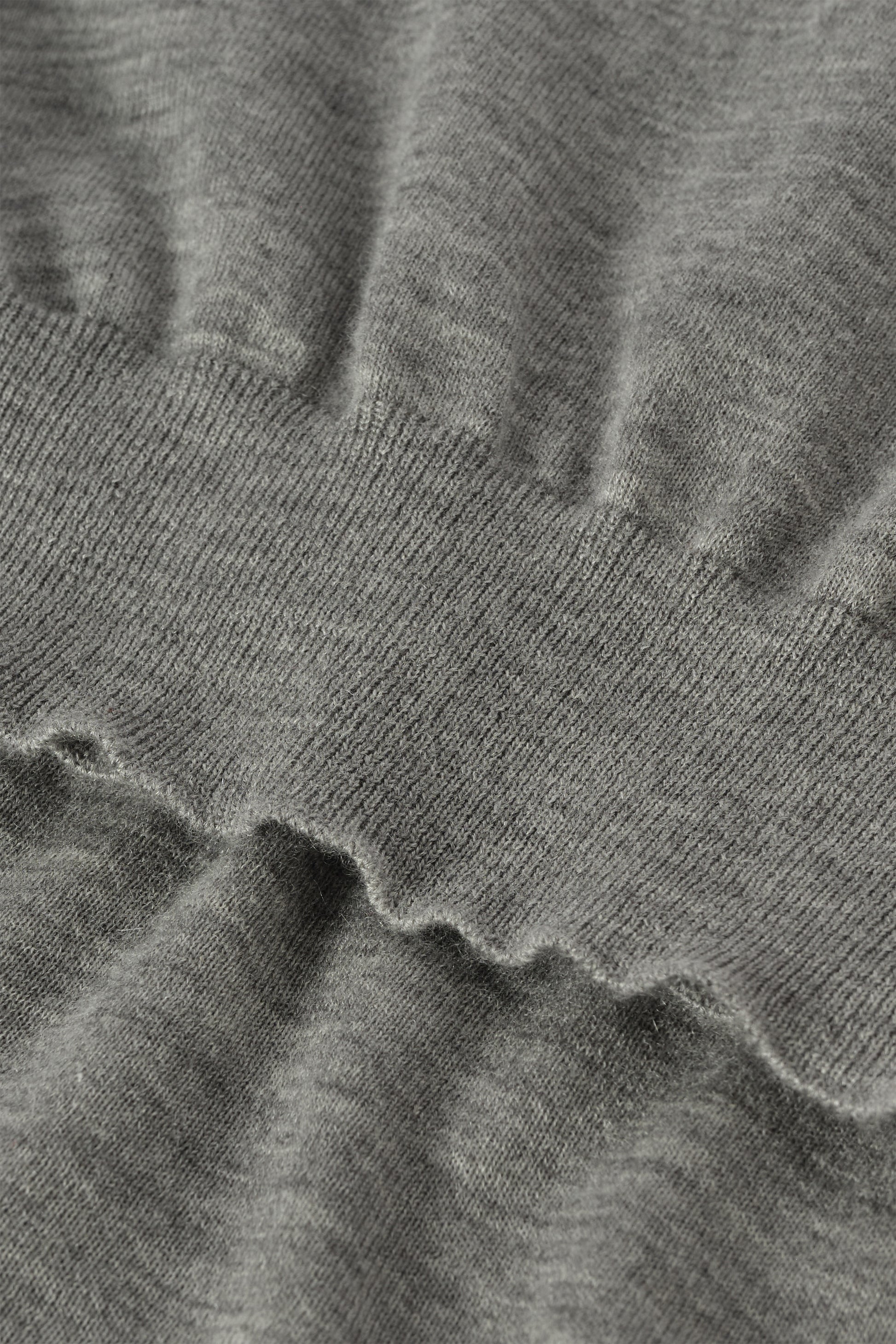 JOHNSTONS OF ELGIN WOMENS FINOLA SWEATER GREY 100% SUPERFINE CASHMERE KAI05789HA4253