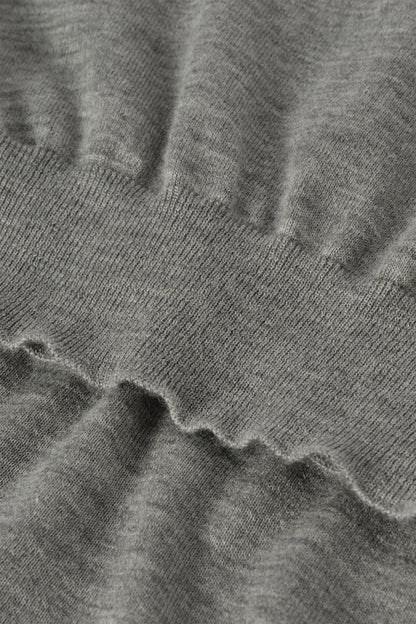 JOHNSTONS OF ELGIN WOMENS FINOLA SWEATER GREY 100% SUPERFINE CASHMERE KAI05789HA4253