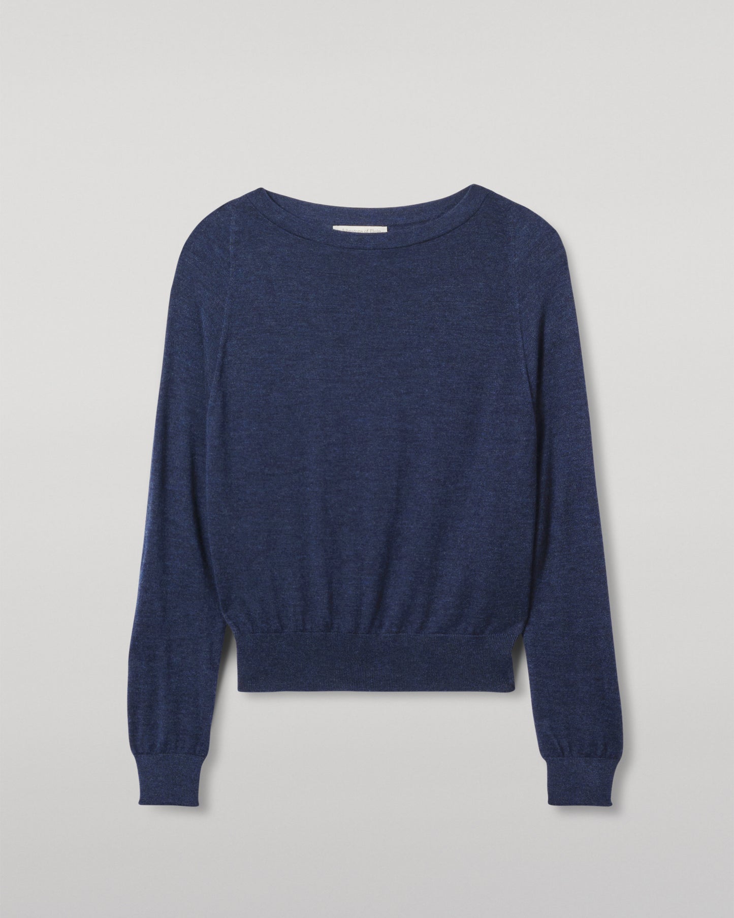 JOHNSTONS OF ELGIN WOMENS FINOLA SWEATER NAVY 100% SUPERFINE CASHMERE KAI05789HD7350