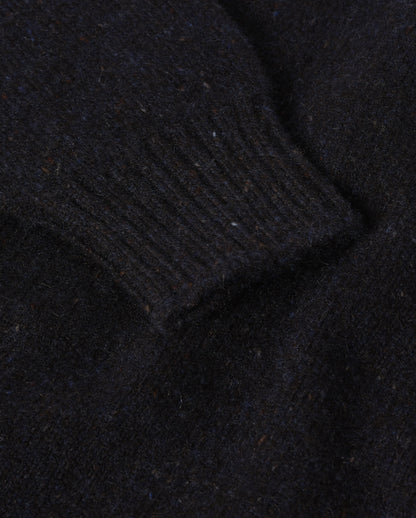 JOHNSTONS OF ELGIN MACKINTOSH ROLL NECK SWEATER DONEGAL CASHMERE ROLL NECK SWEATER BLUE 100% CASHMERE KAI05957HD7348