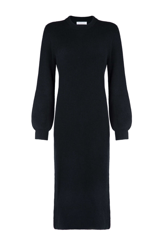 Ribbed Cashmere Dress