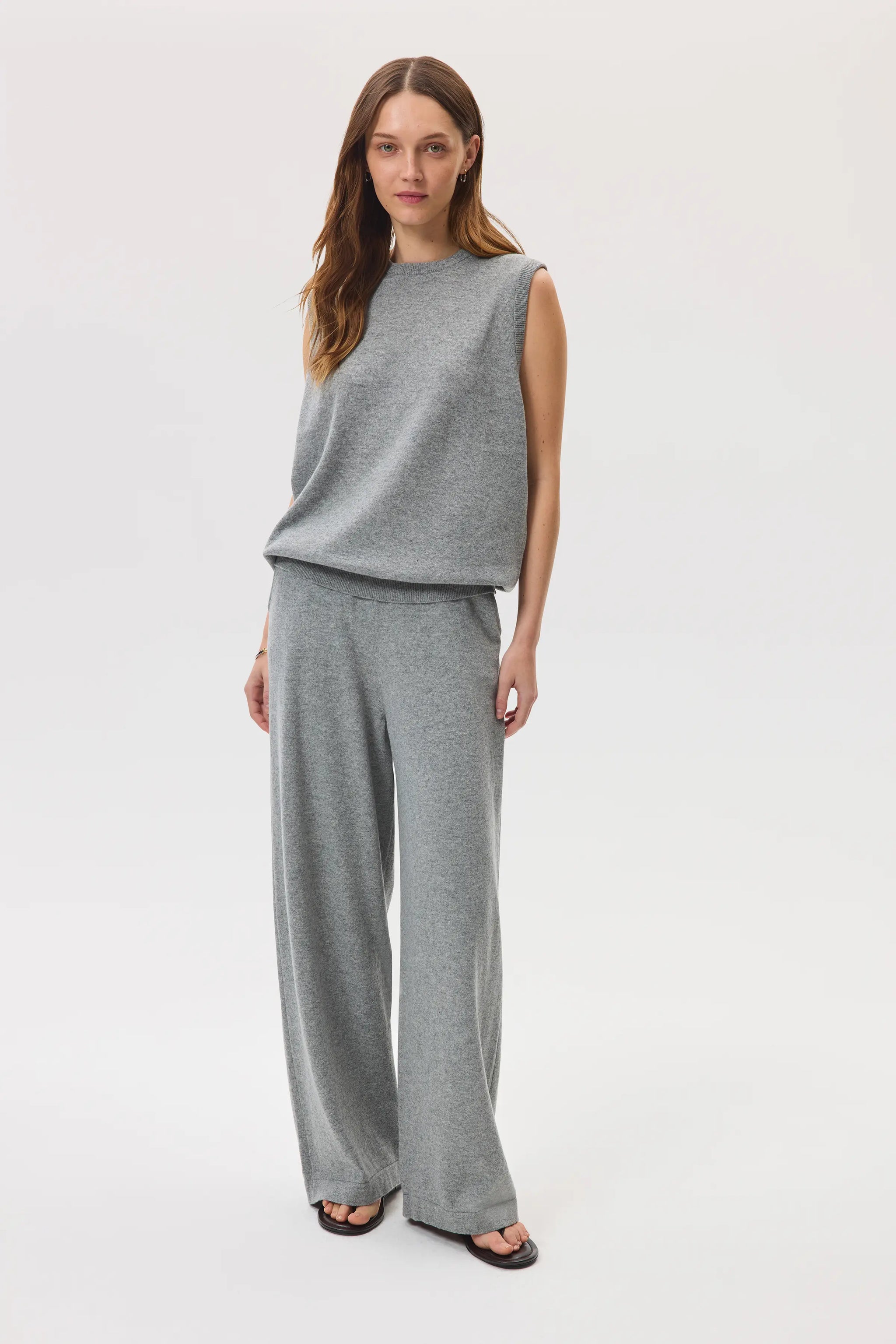 Light Grey Cashmere Tank