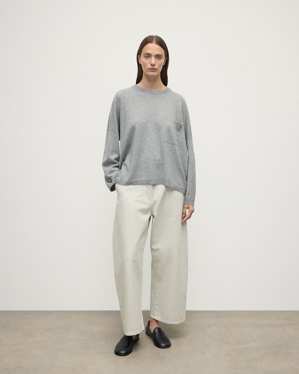 Feeling Cashmere - Light Grey Melange