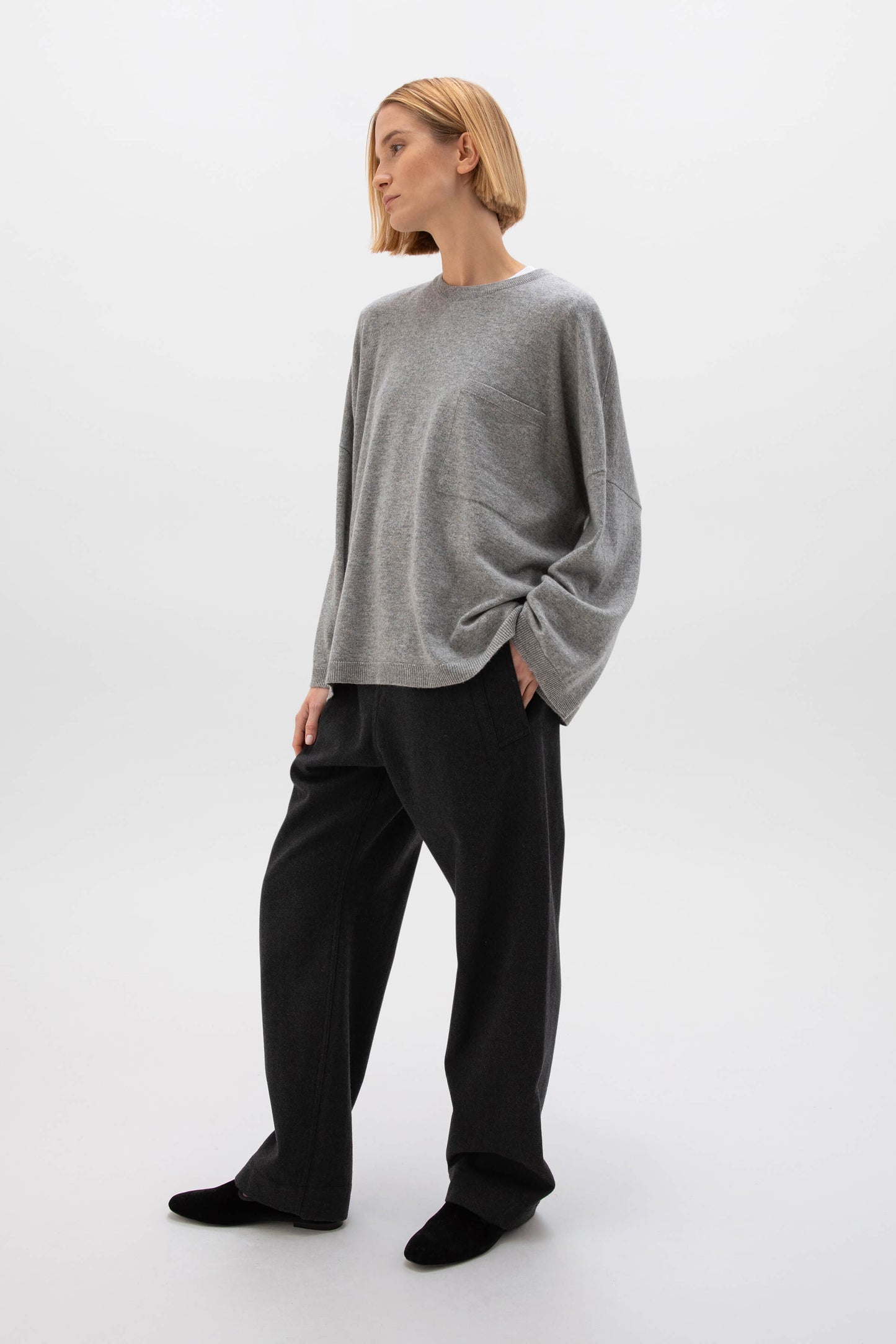 Elle | Tops | Elle Light Gray Sweater Elle | Tops | Elle Light Gray Sweater