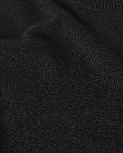 Johnstons of Elgin AW25 Men's Knitwear Icon Classic Cashmere Dark Grey Round Neck Jumper KAP05471SC7330