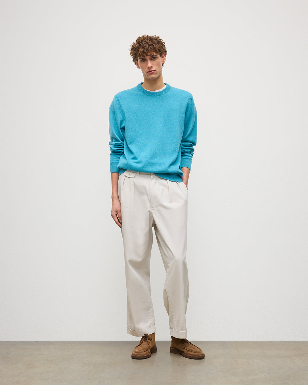 Rory Bright Classic Cashmere Crew Jumper