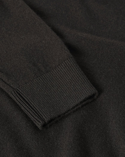 Johnstons of Elgin Women's Cashmere Dark Grey Round Neck Sweater KAP05572SC7330