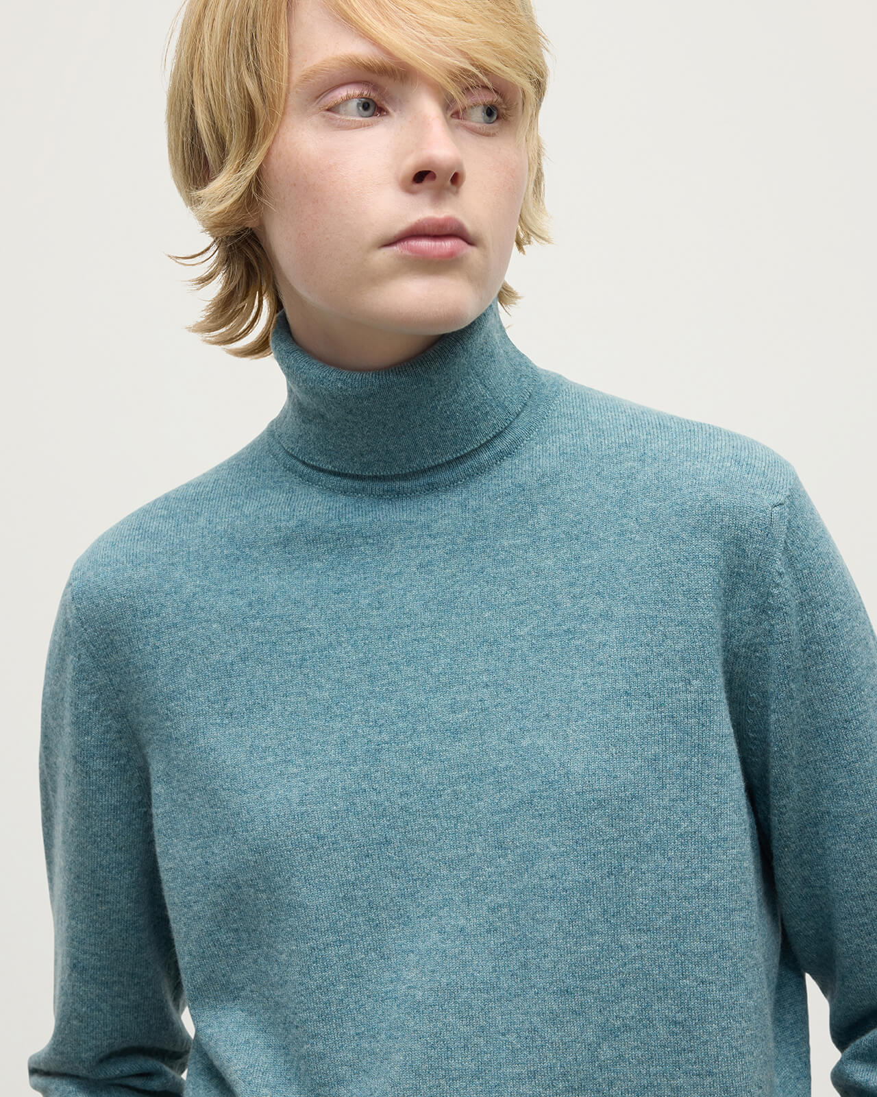 Seascape Women's Classic Cashmere Roll Neck Women's Cashmere