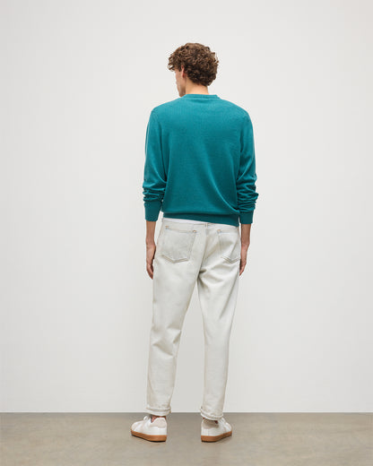 JOHNSTONS OF ELGIN MENS RORY VEE NECK CLASSIC JUMPER 100% CASHMERE KAP05594SC4720