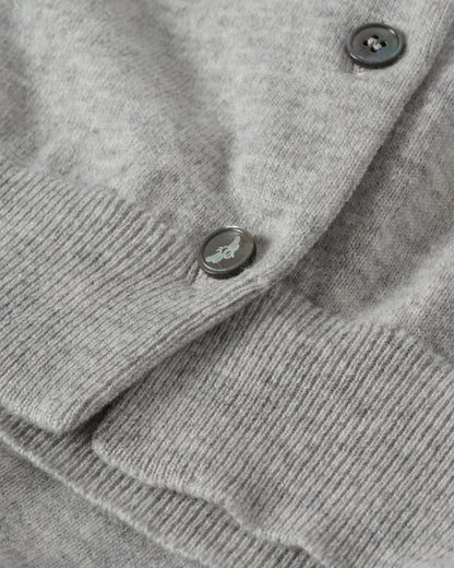 JOHNSTONS OF ELGIN WOMENS IRIS CLASSIC CREW CARDIGAN 100% CASHMERE KAP05704HA0399