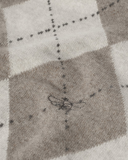 JOHNSTONS OF ELGIN WOMENS CLAN SLOUCH CREW NATURAL 100% CASHMERE KAP05732JU1608