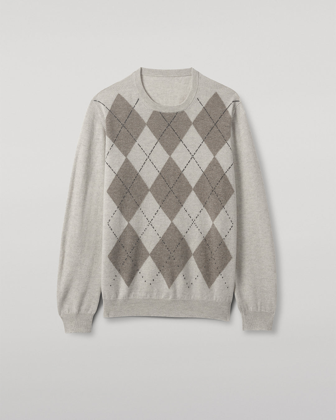 トップス Argyle ribbon knit set up gray Argyle Knitwear: The Scottish Origins, Craft and Timeless Design