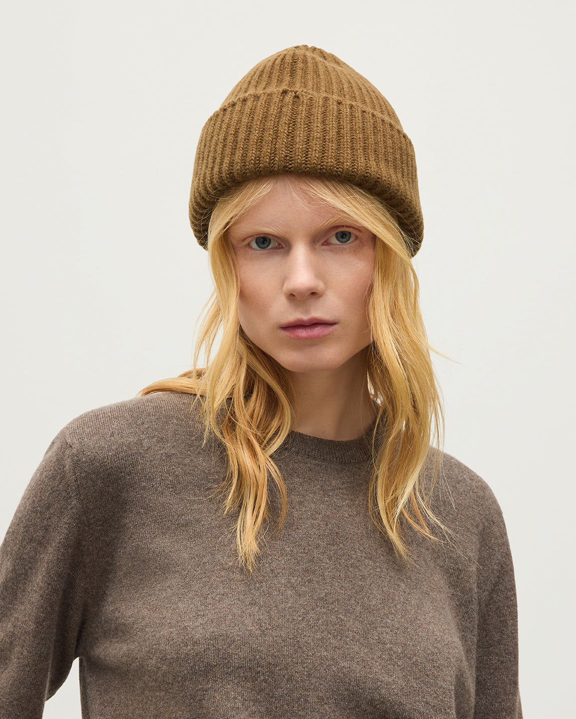 帽子 Johnstons of Elgin 100% CASHMERE<No.079> Lovat Green Cashmere Hat | Made in Scotland – Johnstons of Elgin