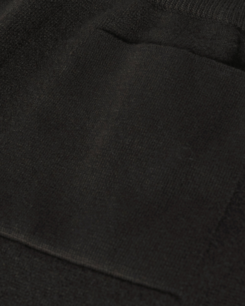 Johnstons of Elgin AW25 Women's Knitwear Iron & Black Double-Face Black Cashmere Joggers details KBA01036Q25336