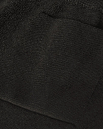 Johnstons of Elgin AW25 Women's Knitwear Iron & Black Double-Face Black Cashmere Joggers details KBA01036Q25336