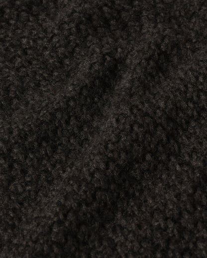 Eva Grey Brushed Cashmere-Silk-Wool Jumper