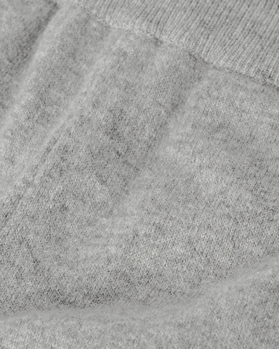 Johnstons of Elgin Women's Knitwear Light Grey Wide Leg Cashmere Trousers KBP00926HA0308