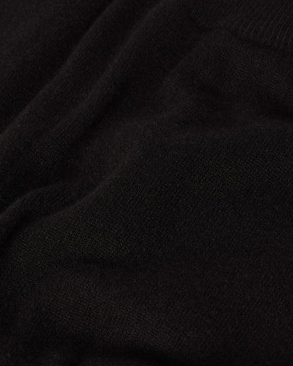 Johnstons of Elgin AW25 Women's Knitwear Black Wide Leg Cashmere Trousers KBP00926SA7210