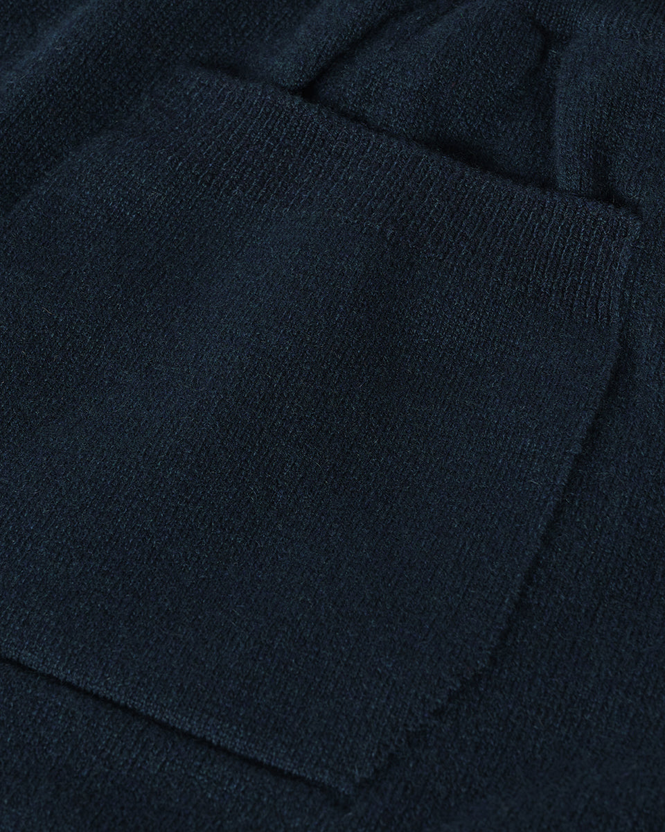 Johnstons of Elgin AW25 Men's Knitwear Bottle Green Tapered Cashmere Green Joggers KBP00948SC7341