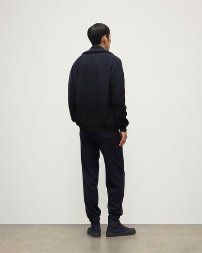 Johnstons of Elgin AW25 Men's Knitwear Dark Navy Tapered Cashmere Navy Joggers KBP00948SD7666