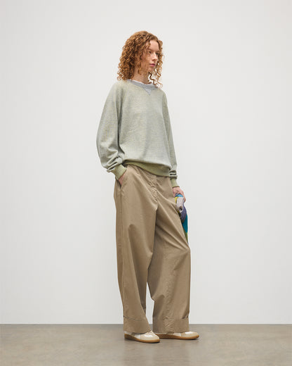 JOHNSTONS OF ELGIN BEACH SWEATSHIRT YELLOW 100% CASHMERE UBU01065Q25953