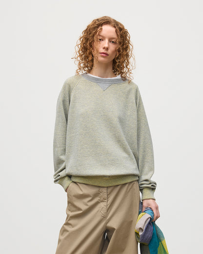 JOHNSTONS OF ELGIN BEACH SWEATSHIRT YELLOW 100% CASHMERE UBU01065Q25953