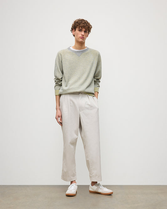 JOHNSTONS OF ELGIN BEACH SWEATSHIRT YELLOW 100% CASHMERE KBU01065Q25953