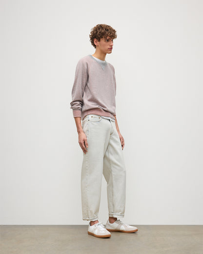 JOHNSTONS OF ELGIN BEACH SWEATSHIRT PINK 100% CASHMERE KBU01065Q25954