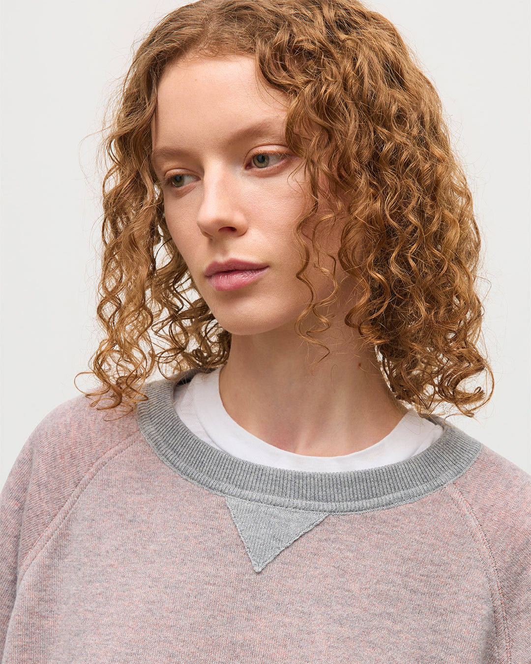 JOHNSTONS OF ELGIN BEACH SWEATSHIRT PINK 100% CASHMERE UBU01065Q25954