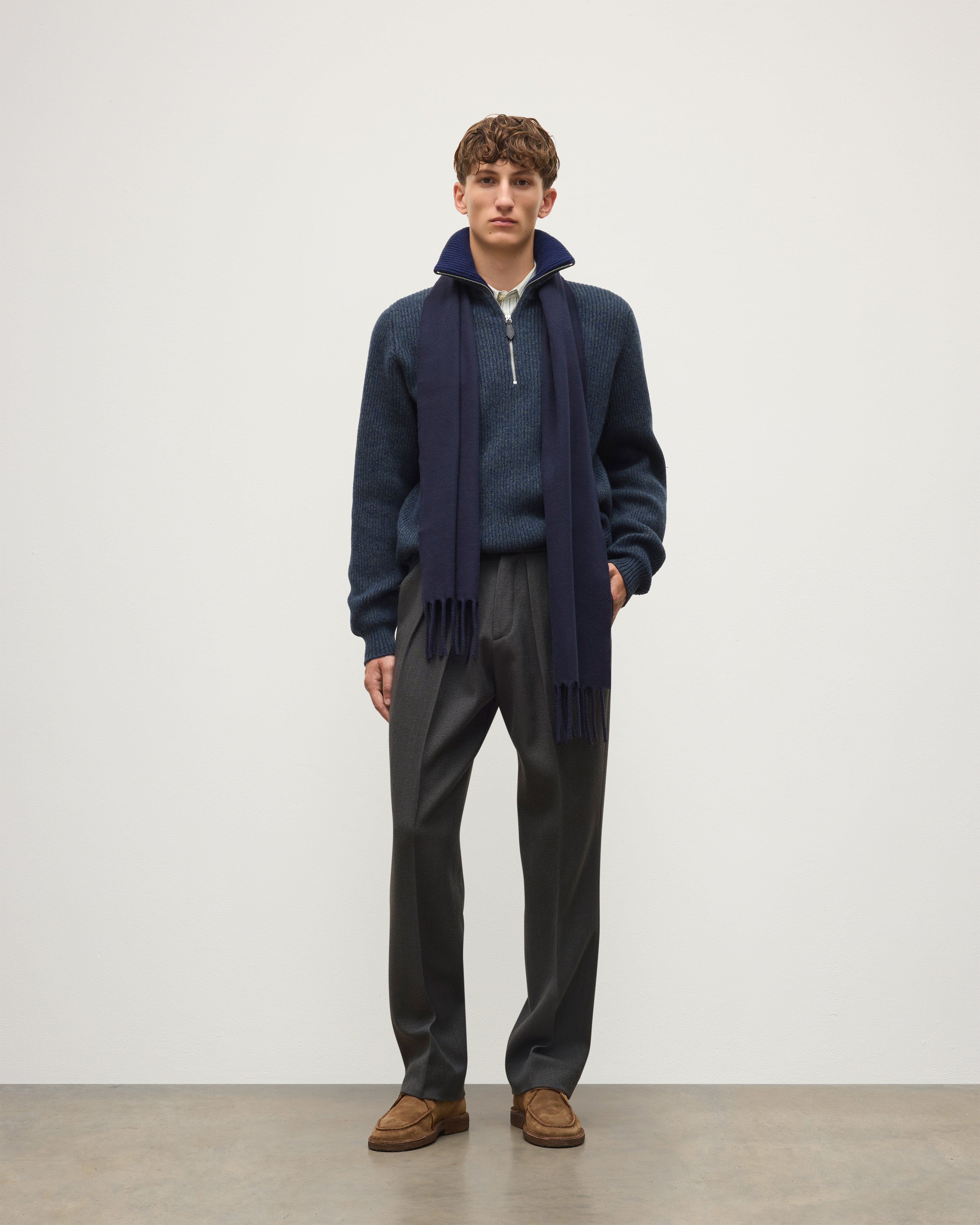 Quarter Zip Knitwear – Johnstons of Elgin