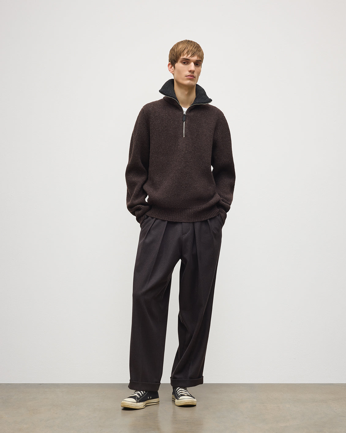 Quarter Zip Knitwear – Johnstons of Elgin
