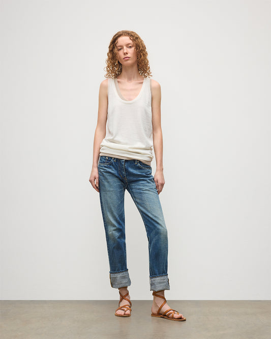 JOHNSTON OF ELGIN WOMENS GREER VEST WHITE 100% MERINO WOOL KDI00785SA0396