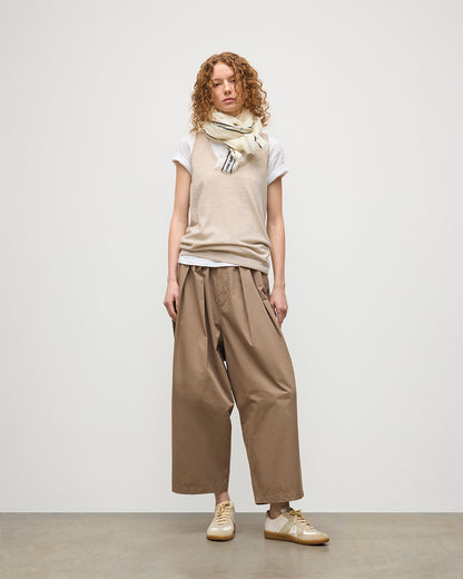 JOHNSTONS OF ELGIN WOMENS GREER VEST NATURAL 100% MERINO WOOL KDI00785SB0695