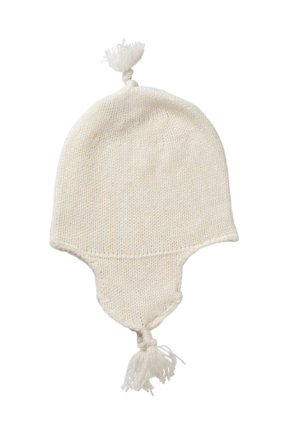 Johnstons of Elgin’s Baby's 1st Cashmere Accessories Gift Set with White Cashmere Baby Hat on a white background AW21GIFTSET20A