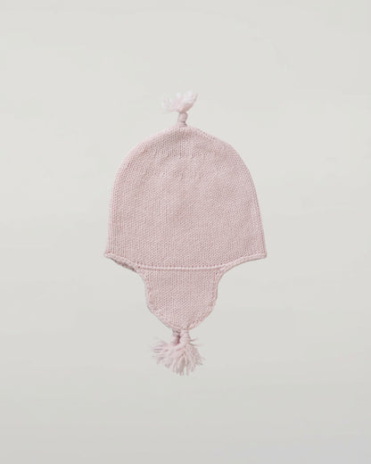 Johnstons of Elgin Baby Handknits Blush Cashmere Baby Hat with Tassel JA000139SE0208ONE