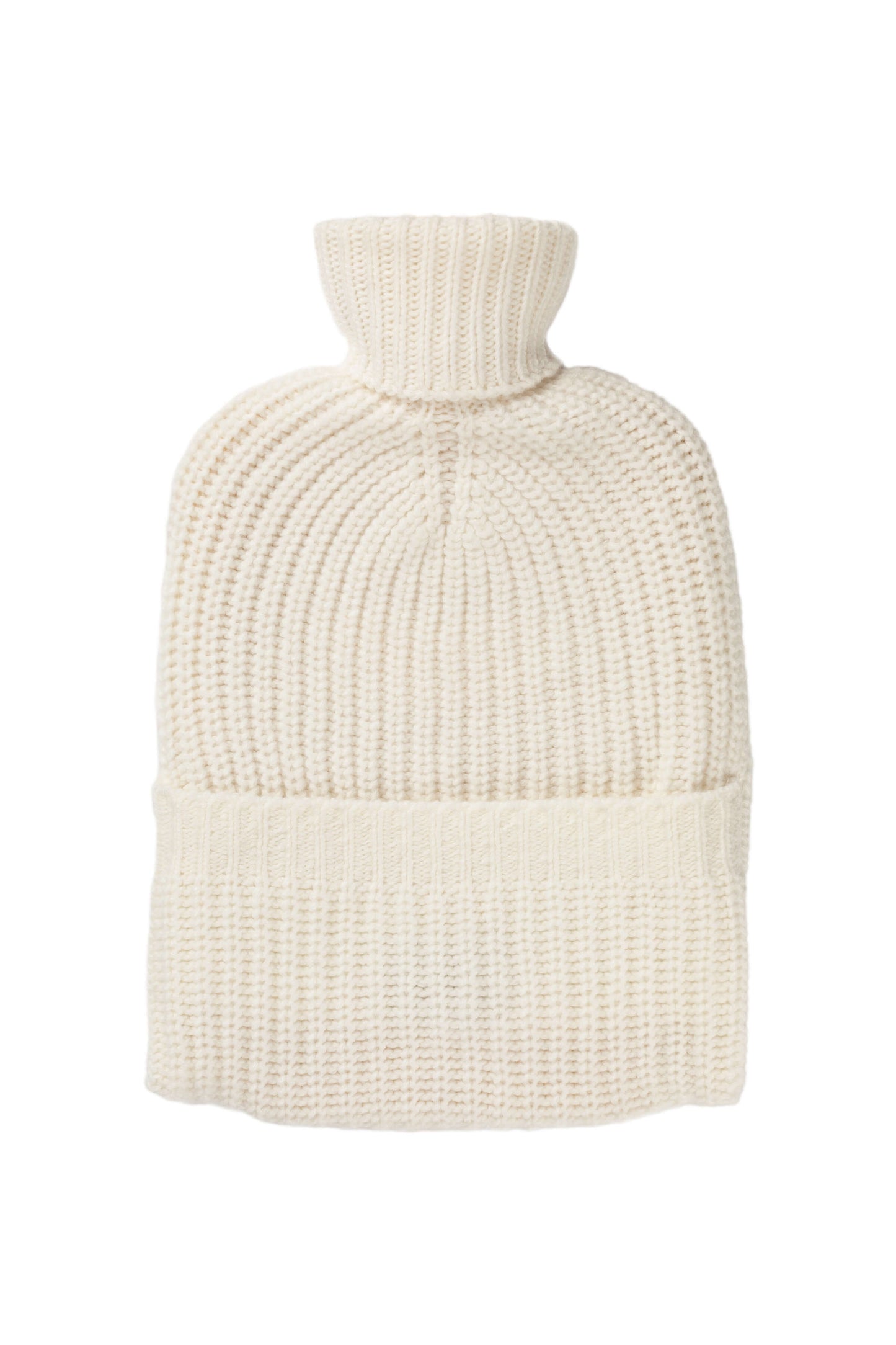 Ribbed Cashmere Hot Water Bottle