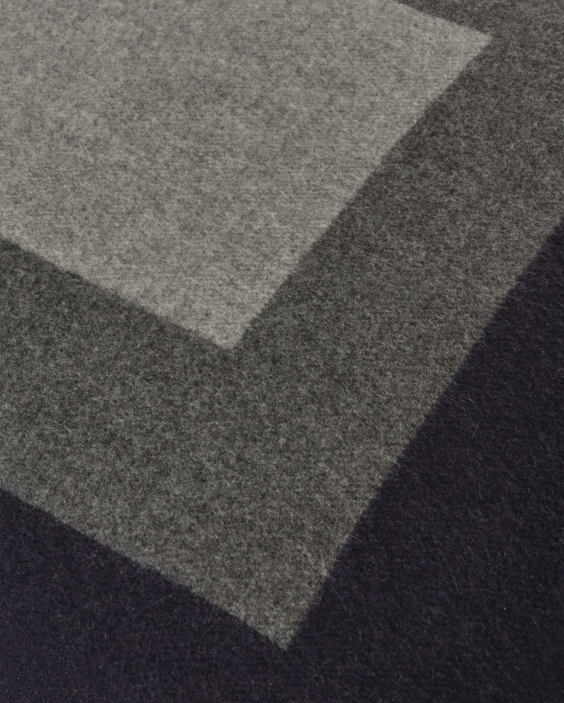 Johnstons of Elgin 100% Cashmere Pillow in Art Geometric Earth Mineral, Navy and Grey PA000152RU7827ONE