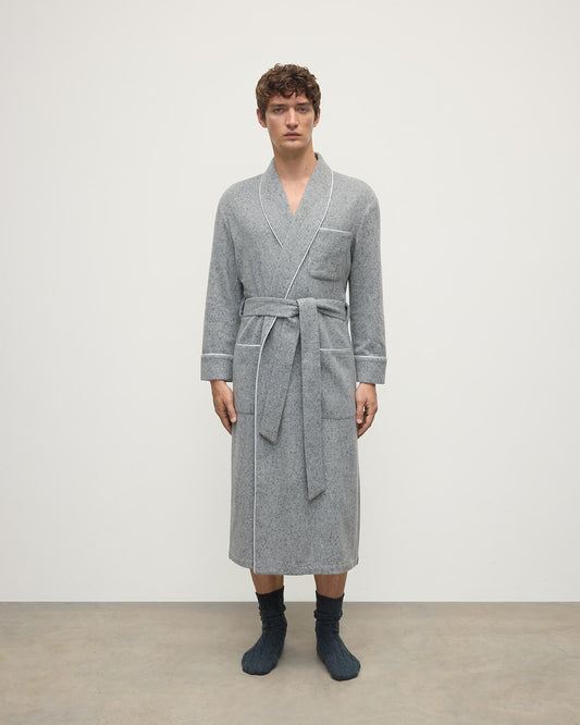 Men's Cashmere Dressing Gowns | Johnstons of Elgin Men's Cashmere Dressing Gowns | Johnstons of Elgin